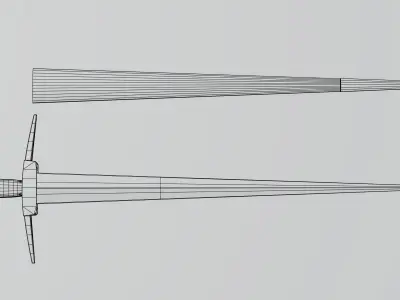 Dovmont Sword Low-poly 3D model