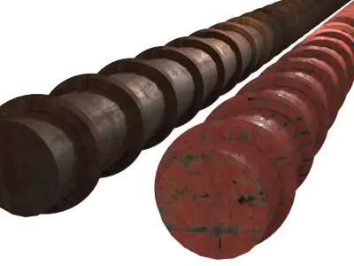 Steel Rod 3D model