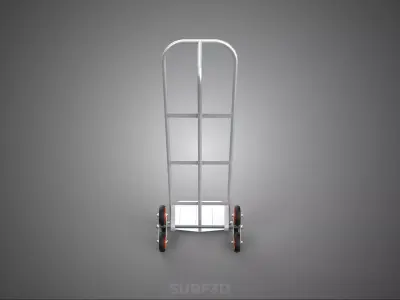 TRIPLE 3 WHEEL PHANDLE STAIR CRAWLER CLIMBING HAND TRUCK LIFTING 3D model