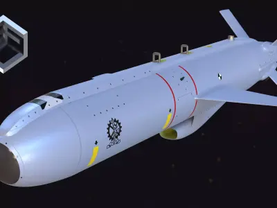 Delilah Cruise Missile 3D model