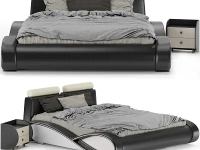 collection of beds 3D Model Pack