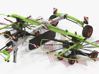 Used Claas Liner 2700 Twin Rotor Hay Rake 3D model