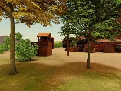 Old Town 3D model buy