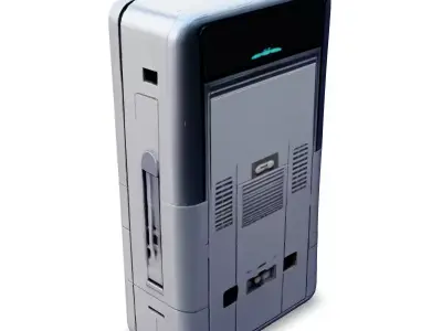 SciFi Futuristic Handheld Device Low-poly 3D model