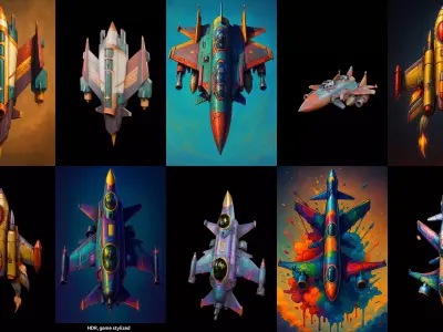 AirCraft bundle 9 pack 100 glb Low-poly 3D model
