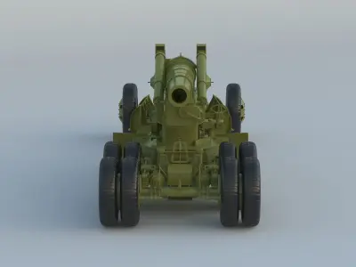 M115 Howitzer 3D model purchase