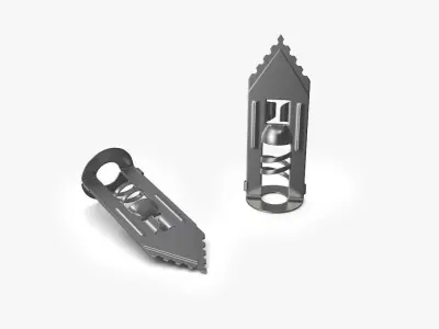 steel dowel 3D model