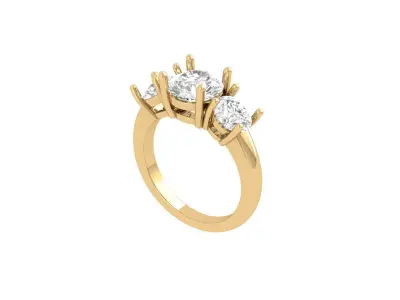 Wedding Ring  3D print model 230