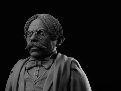 Warwick Davis - Filius Flitwick - Harry Potter 3D print model