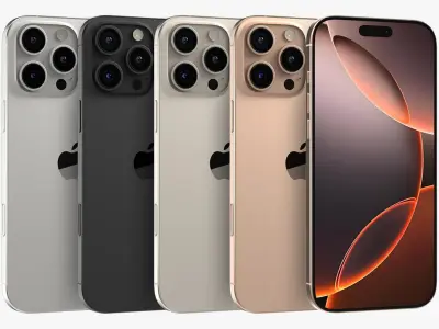 Apple iPhone 16 Pro Max 3D model