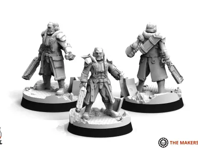 Lucian Balckguard - Lieutenant 1 3D print model