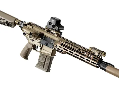 SIG SAUER XM7 MCX SPEAR SUPPRESSOR Low-poly 3D model