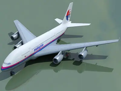 Malaysia Airlines Airbus A380 3D model purchase