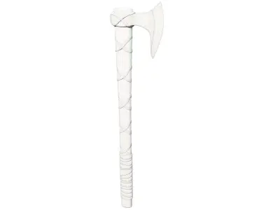 Ax Medieval Low-poly 3D model shop