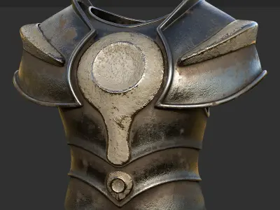 30 Armor Base Mesh - Vol 12 Low-poly 3D model