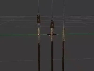 Roman Pilum Low-poly 3D model