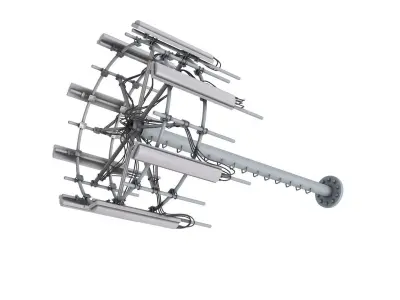 Cell Phone Tower 3D model