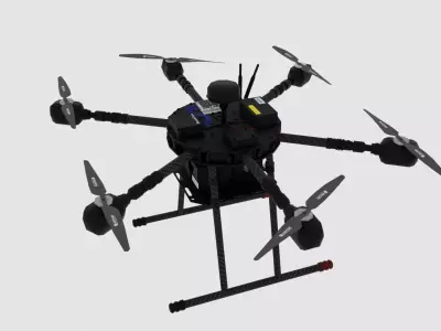 Black Drone2 3D model
