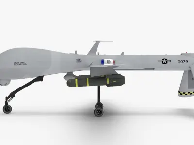General Atomics MQ-1 Predator 3D model