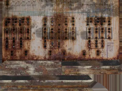 Old Control Panel 3D model purchase