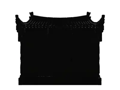 Traditional Chinese Home 3D Model 3D print model