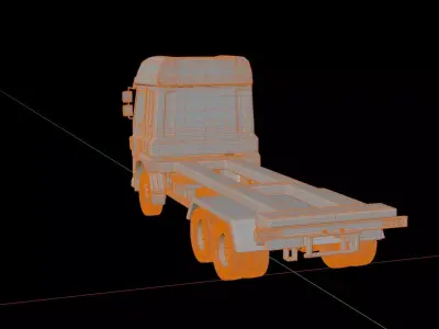 DAF CF Box Truck 2020 3D model