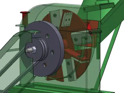 Feed Cutting Crusher  3D model