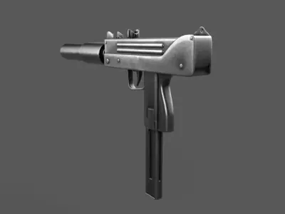 MAC-10 SMG Low-poly 3D model buy