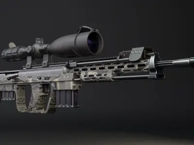 DSR 1 modified Low-poly 3D model