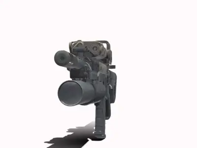 COLT M4A1 FUZIL DE ASSALTO EXPS3 0 Low-poly 3D model