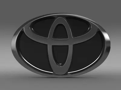 Toyota Motors Logo 3D model