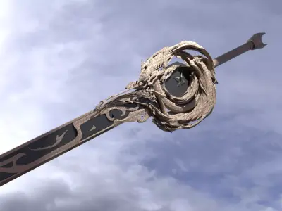 Air element Sword  3D model