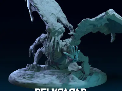 Cthulhu Rising in Dynamic pose 3D print model