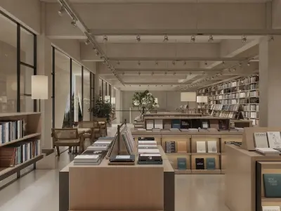  Book Store interior 
