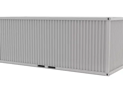 20 ft Container Battery Storage 3D model