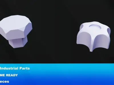 The Industrial pack 2 Free low-poly 3D model
