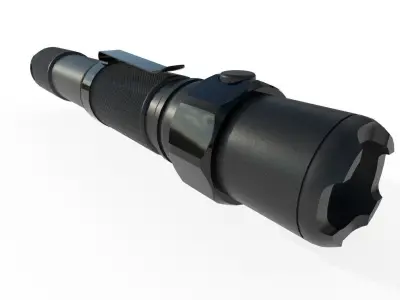 Flashlight M4 Low-poly 3D model