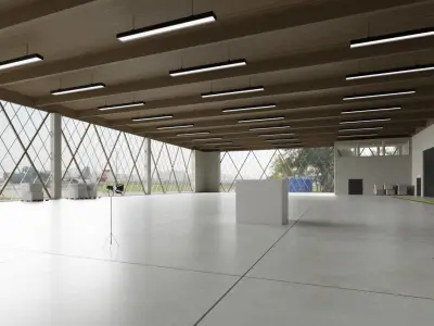 Hangar interior  3D model