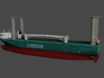 General Cargo E SHIP 1 3D model Low-poly 3D model