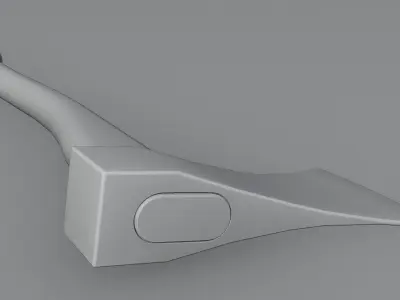 Hatchet Axe Free low-poly 3D model