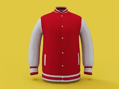 Bomber jacket 3D model purchase