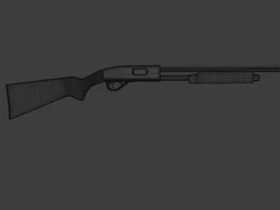 Shotgun Free 3D model buy