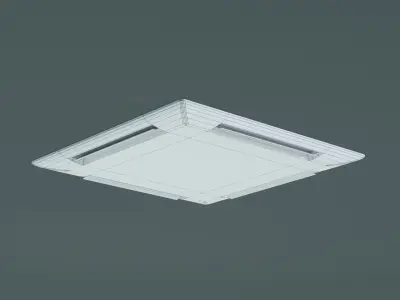 Low Poly Ceiling Air Conditioner Low-poly 3D model