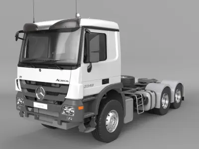 Mercedes-benzactros3348 AK 2005 3D model