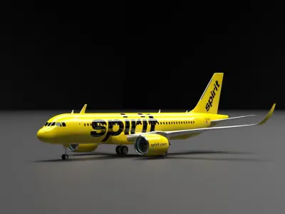 Airbus A320 NEO Spirit Livery  3D model