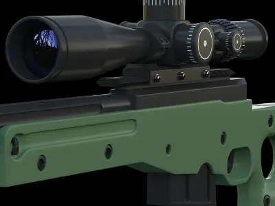 AWM SNIPER 3D model buy