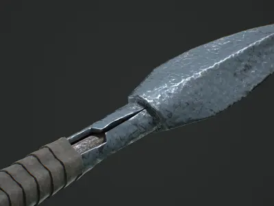 Spear Free low-poly 3D model purchase