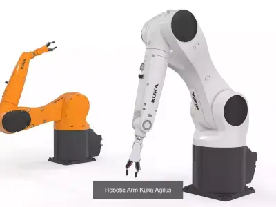 Robotic Arms and Robots 3D Model Pack
