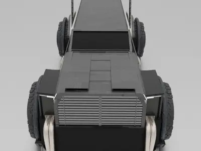 Blender truck 3D model