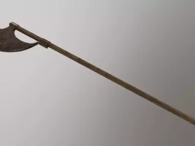 Barbarian Lochaber Low-poly 3D model